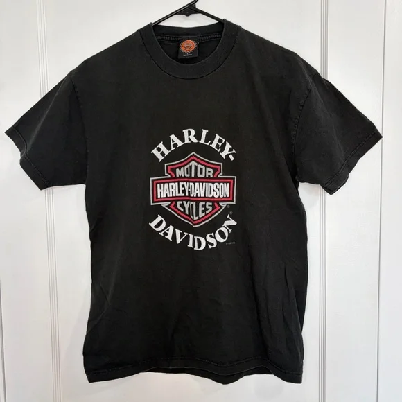 Vintage 90s Harley Davidson motorcycle Graphic T-Shirt - Picture 10 of 13